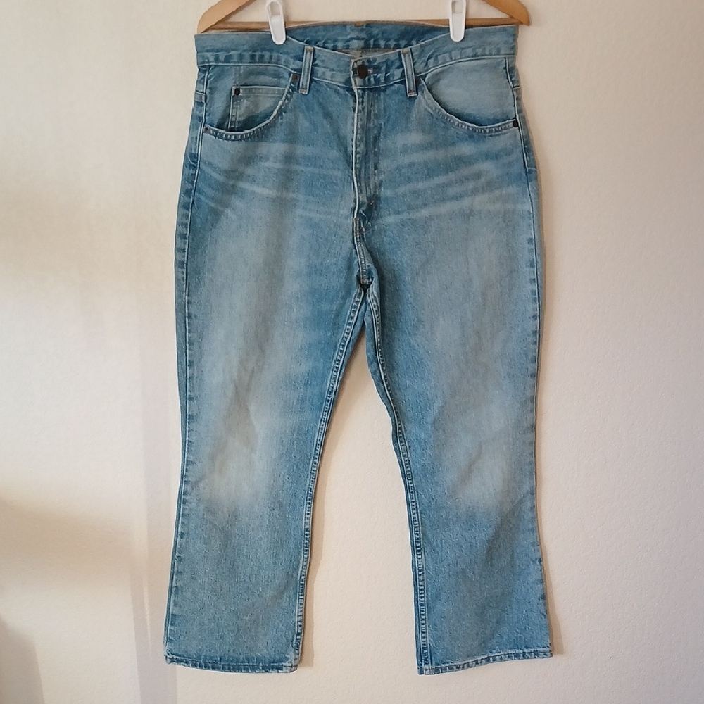 Levi's Orange Tab 517 High Rise Boot Cut 2017 Re-release Light Wash Size 32